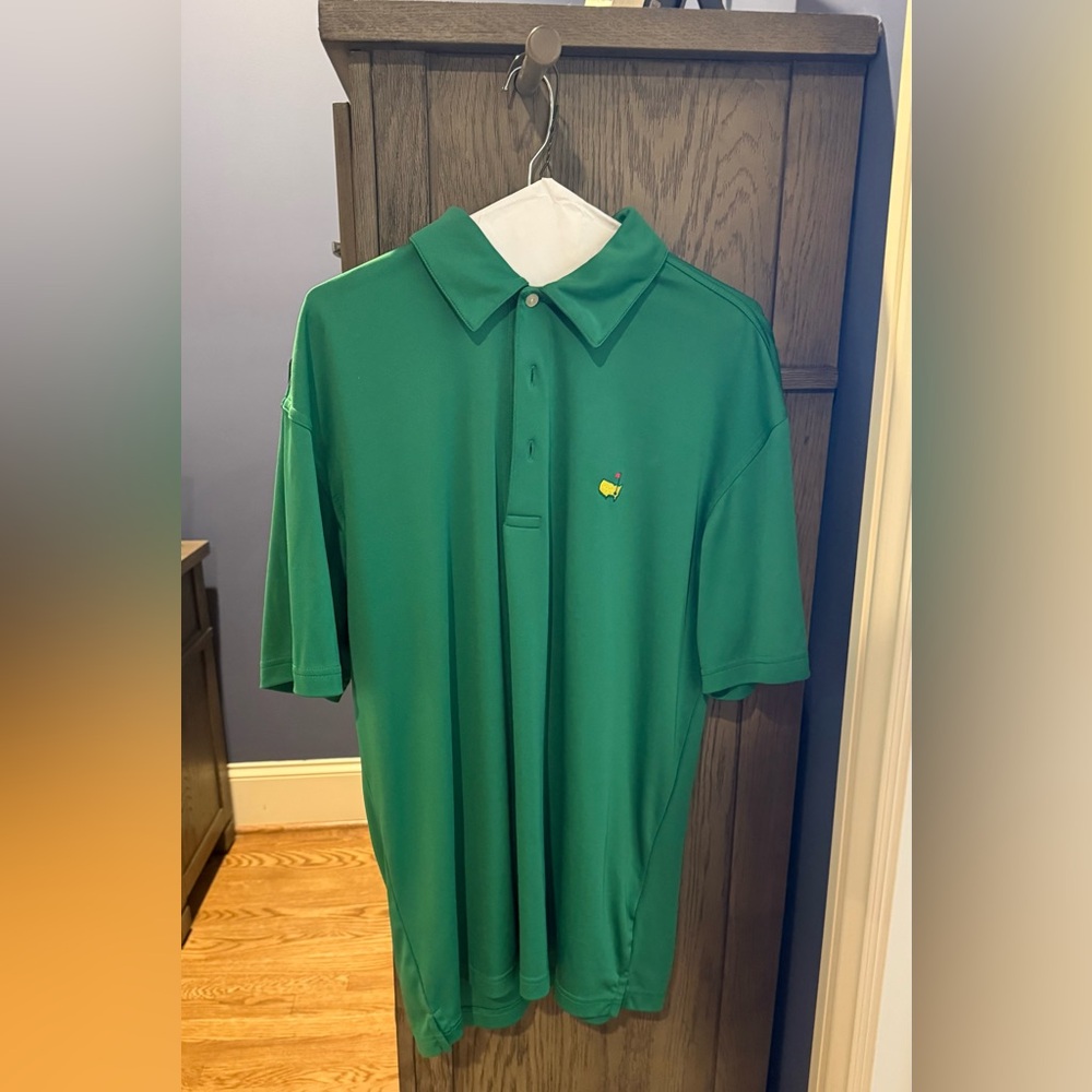 Masters Green Performance Polo Shirt Size M
